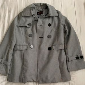 Ben Sherman Houndstooth Trench Light Coat